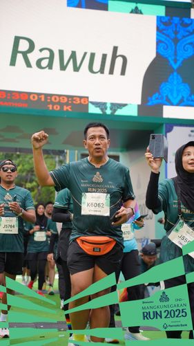 Race photo from Mangkunegaran Run 2025