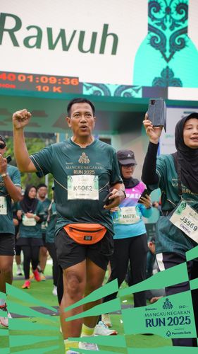 Race photo from Mangkunegaran Run 2025