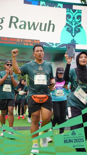 Race photo from Mangkunegaran Run 2025