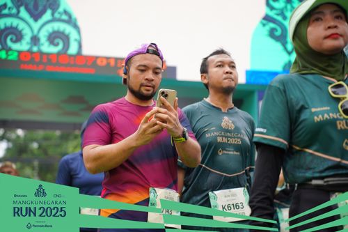 Race photo from Mangkunegaran Run 2025