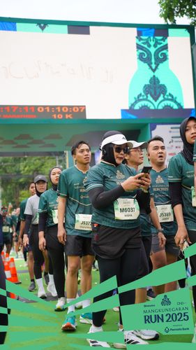 Race photo from Mangkunegaran Run 2025