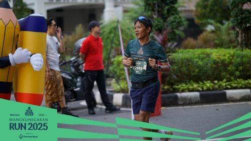 Race photo from Mangkunegaran Run 2025