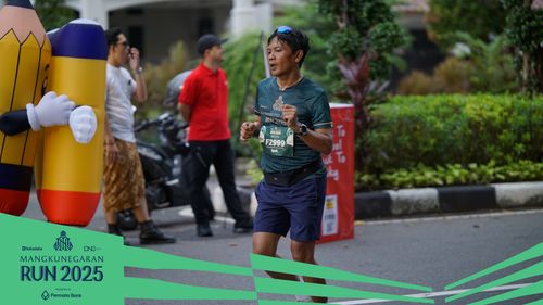 Race photo from Mangkunegaran Run 2025