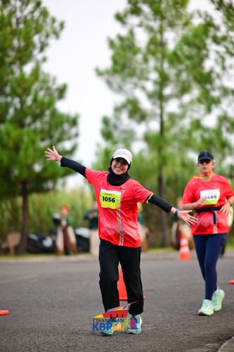 Race photo from CISANGKAN KBP CITY RUN 2025