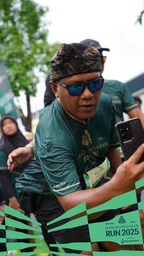 Race photo from Mangkunegaran Run 2025