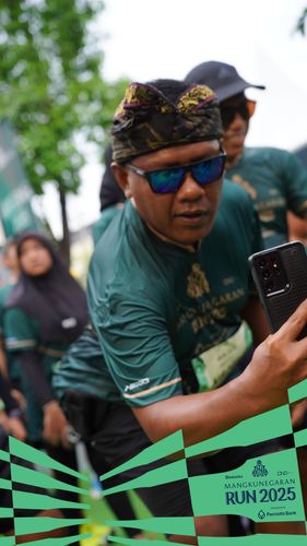 Race photo from Mangkunegaran Run 2025