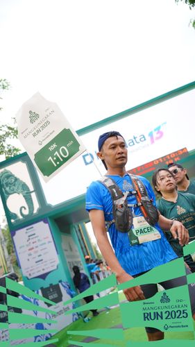 Race photo from Mangkunegaran Run 2025