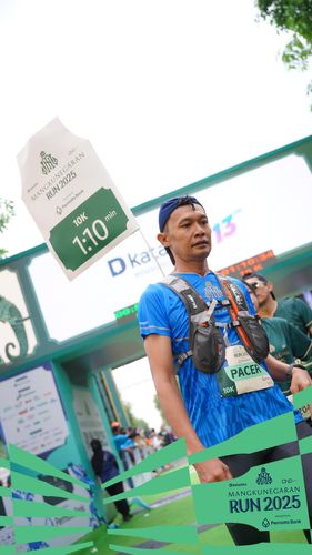 Race photo from Mangkunegaran Run 2025