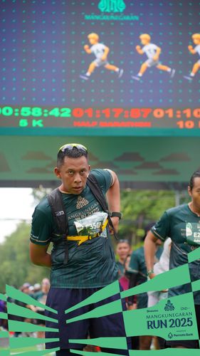 Race photo from Mangkunegaran Run 2025