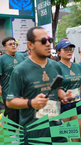 Race photo from Mangkunegaran Run 2025