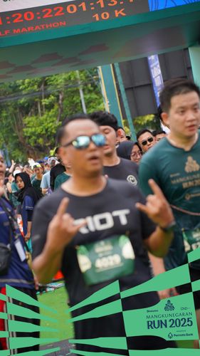 Race photo from Mangkunegaran Run 2025