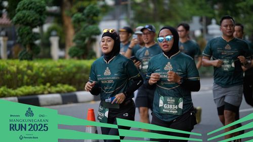 Race photo from Mangkunegaran Run 2025