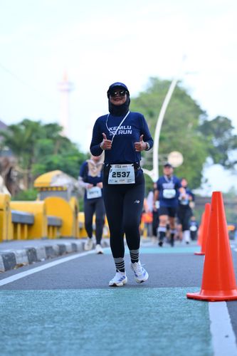 Race photo from KEMLU RUN 2025