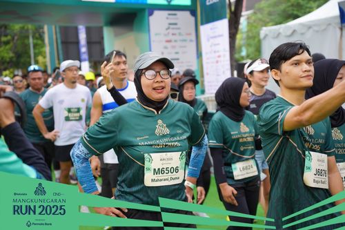 Race photo from Mangkunegaran Run 2025