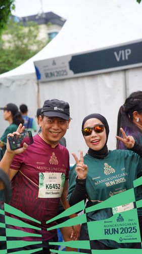 Race photo from Mangkunegaran Run 2025