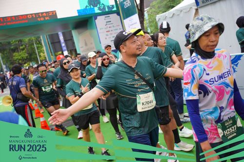 Race photo from Mangkunegaran Run 2025