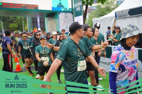 Race photo from Mangkunegaran Run 2025