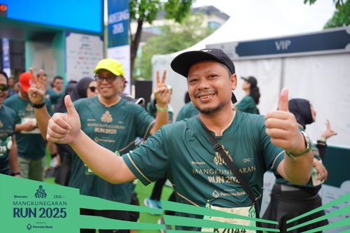 Race photo from Mangkunegaran Run 2025