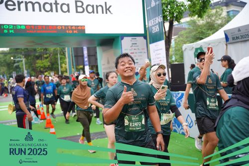 Race photo from Mangkunegaran Run 2025