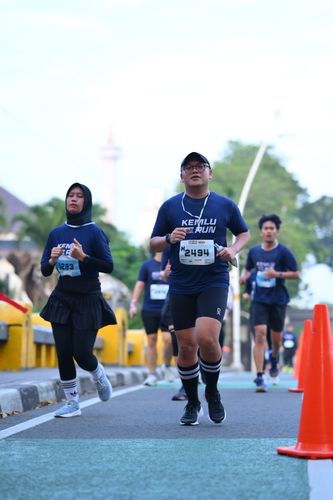 Race photo from KEMLU RUN 2025
