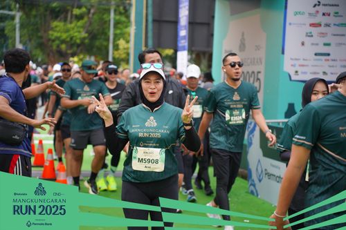 Race photo from Mangkunegaran Run 2025