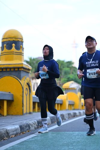Race photo from KEMLU RUN 2025