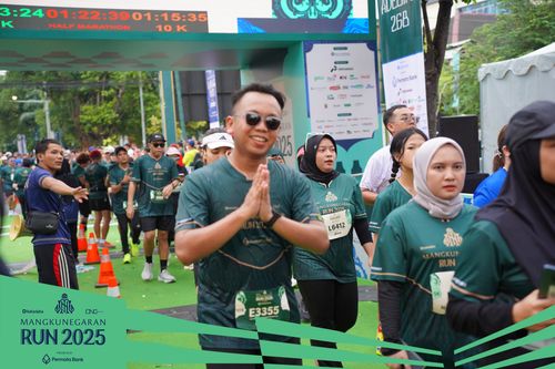 Race photo from Mangkunegaran Run 2025