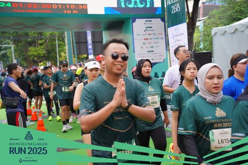 Race photo from Mangkunegaran Run 2025