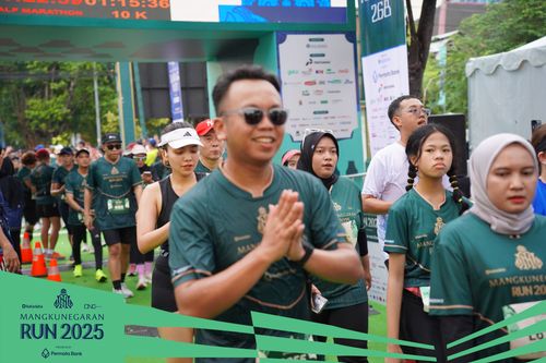 Race photo from Mangkunegaran Run 2025