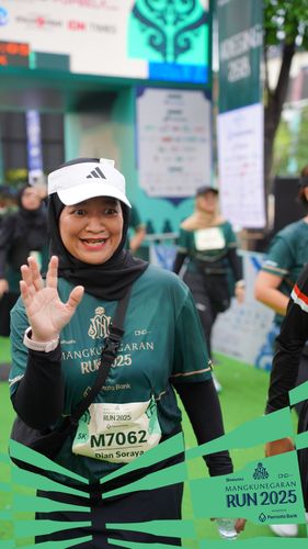 Race photo from Mangkunegaran Run 2025
