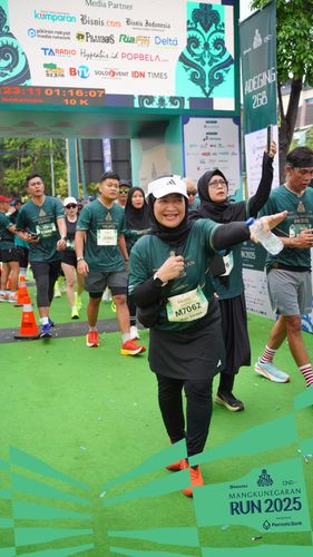 Race photo from Mangkunegaran Run 2025
