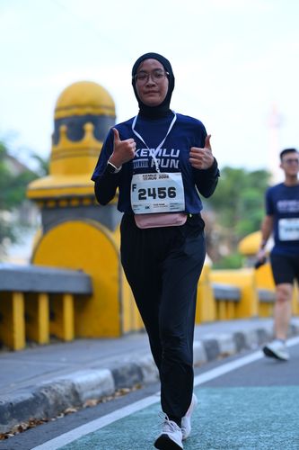 Race photo from KEMLU RUN 2025