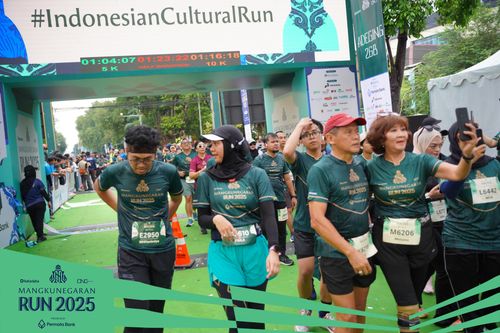 Race photo from Mangkunegaran Run 2025
