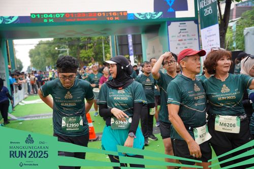 Race photo from Mangkunegaran Run 2025
