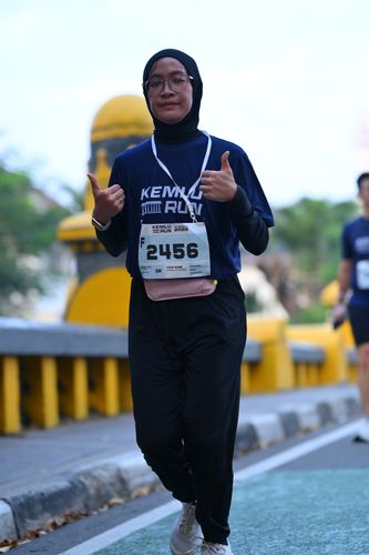 Race photo from KEMLU RUN 2025