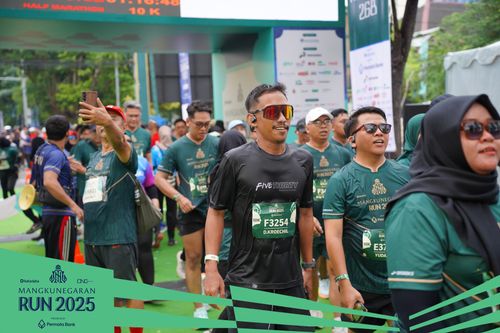 Race photo from Mangkunegaran Run 2025