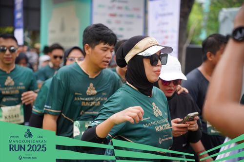 Race photo from Mangkunegaran Run 2025