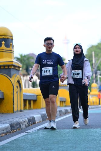 Race photo from KEMLU RUN 2025