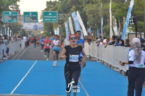 Race photo from Jabar Run 10K 2024