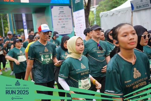 Race photo from Mangkunegaran Run 2025