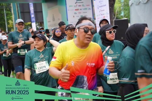 Race photo from Mangkunegaran Run 2025