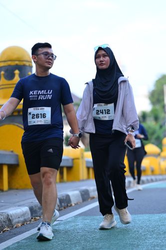 Race photo from KEMLU RUN 2025