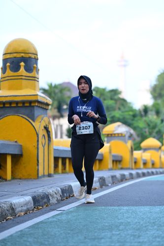 Race photo from KEMLU RUN 2025