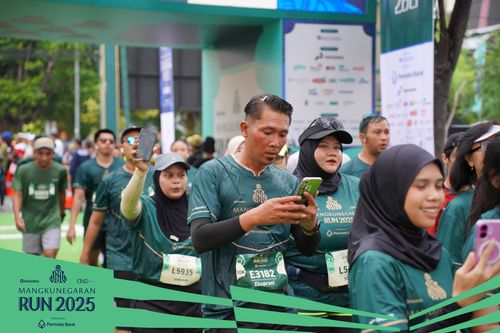 Race photo from Mangkunegaran Run 2025