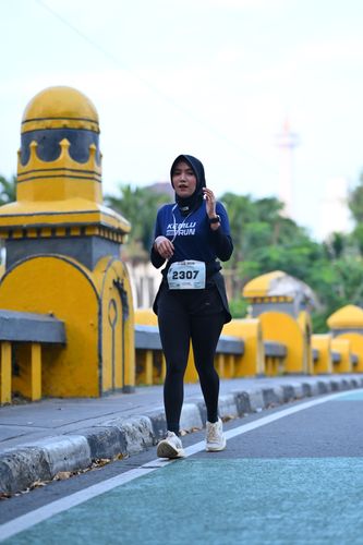 Race photo from KEMLU RUN 2025