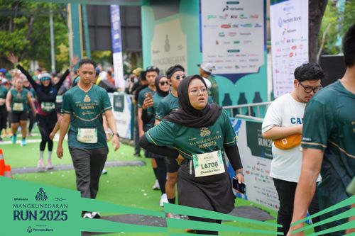 Race photo from Mangkunegaran Run 2025