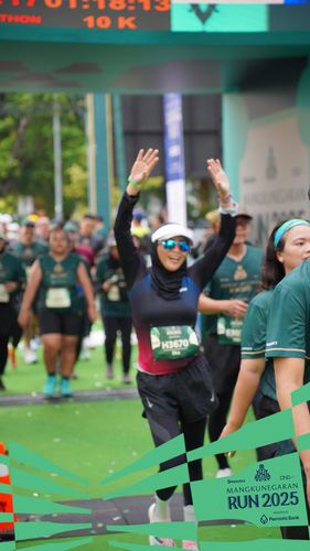 Race photo from Mangkunegaran Run 2025