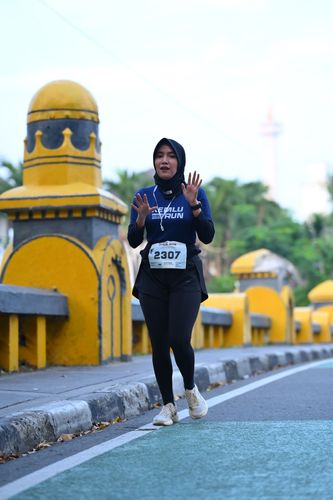Race photo from KEMLU RUN 2025