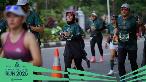 Race photo from Mangkunegaran Run 2025