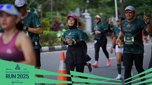Race photo from Mangkunegaran Run 2025
